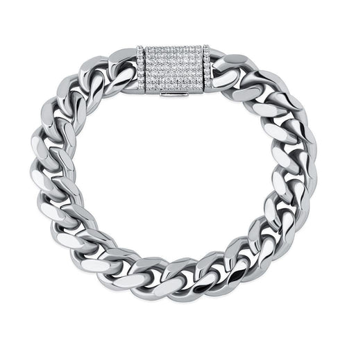 10mm / 12mm Cuban Link Bracelet 14K - ICECI