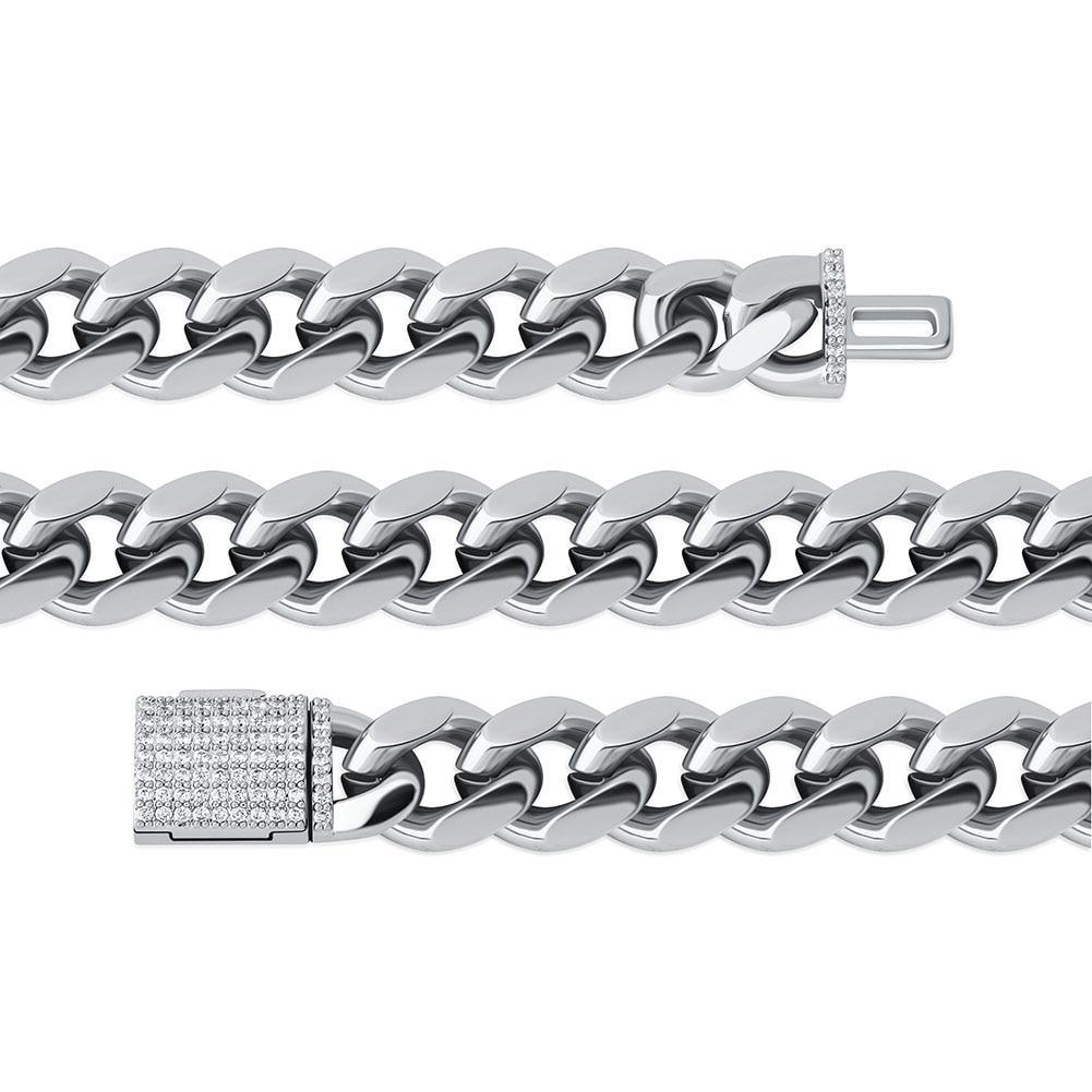 10mm / 12mm Cuban Link Chain 14K - ICECI