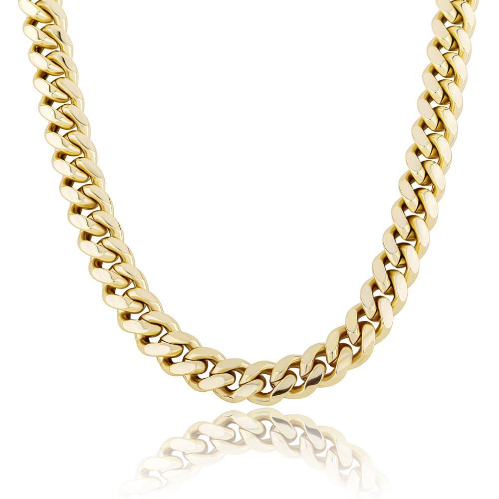 10mm / 12mm Cuban Link Chain 14K - ICECI