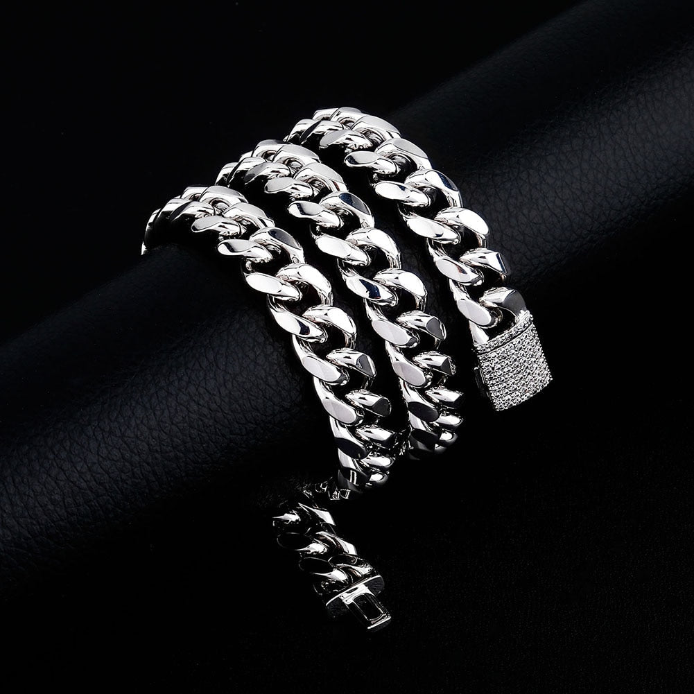 10mm / 12mm Cuban Link Chain 14K - ICECI