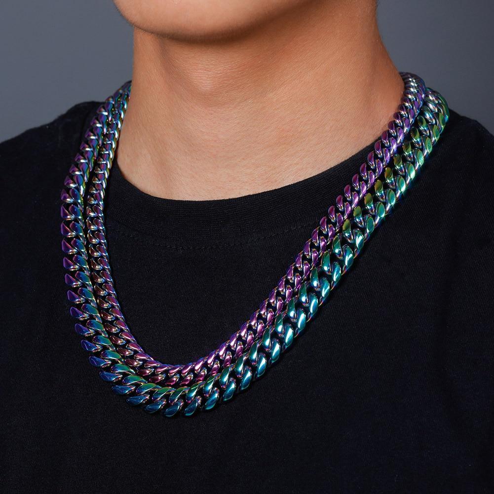 10mm / 14mm Gasoline Cuban Link Chain - ICECI