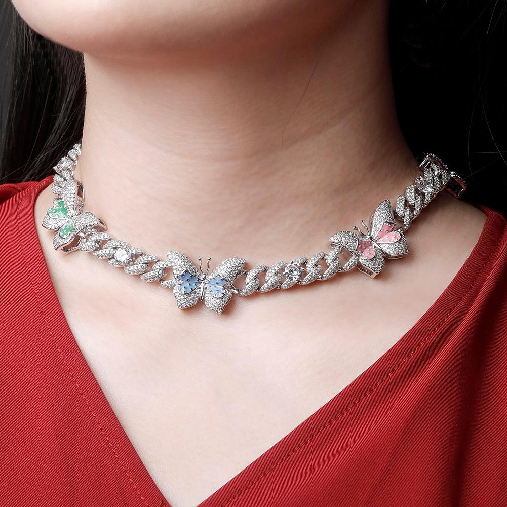 10mm Butterfly Effect Cuban Necklace 14K - ICECI