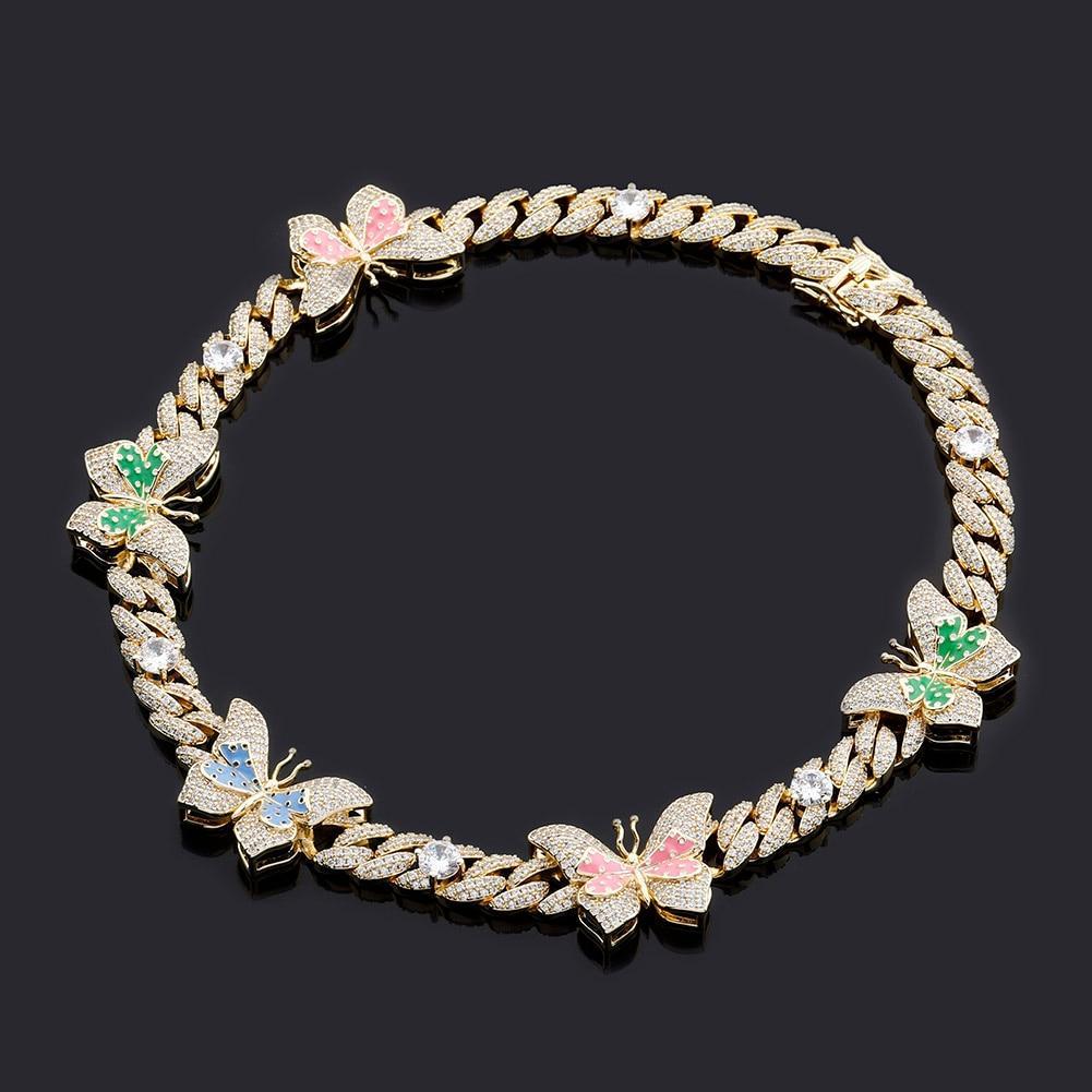 10mm Butterfly Effect Cuban Necklace 14K - ICECI