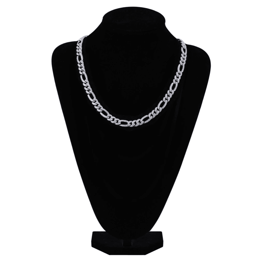 10mm Figaro Cuban Link Chain 18K - ICECI