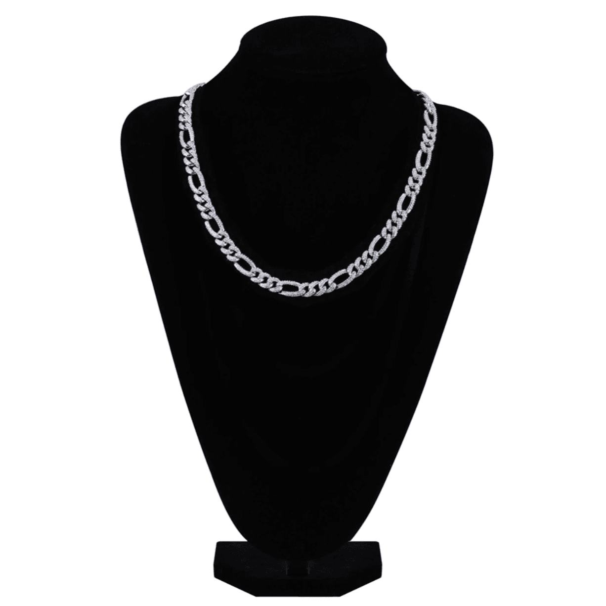 10mm Figaro Cuban Link Chain 18K - ICECI