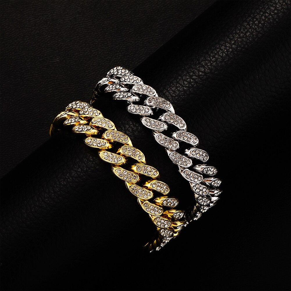 12mm Iced Cuban Bracelet 14K - ICECI