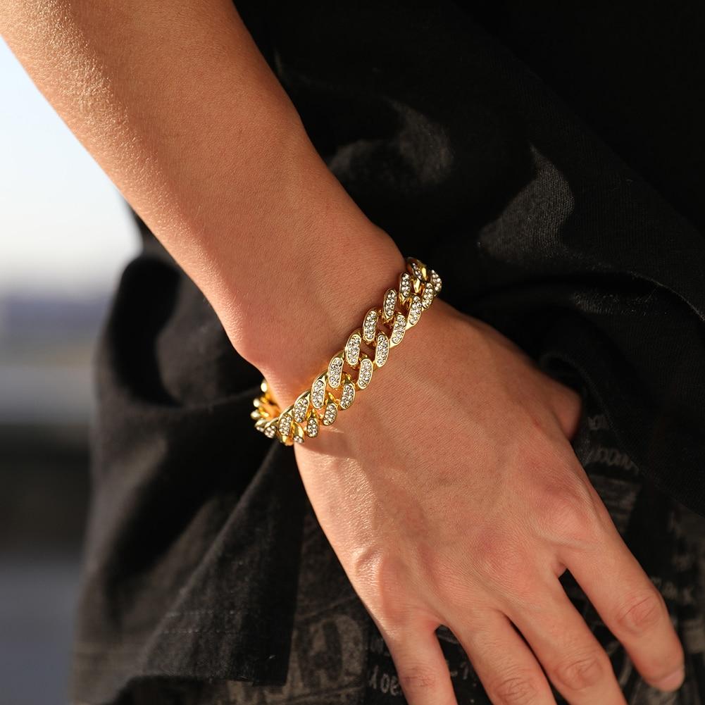 12mm Iced Cuban Bracelet 14K - ICECI