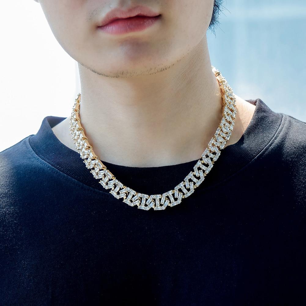 13mm Baguette Mariner Chain 14K - ICECI