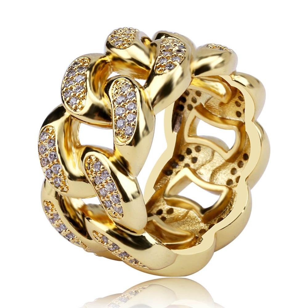 13mm Cuban Ring 14K - ICECI