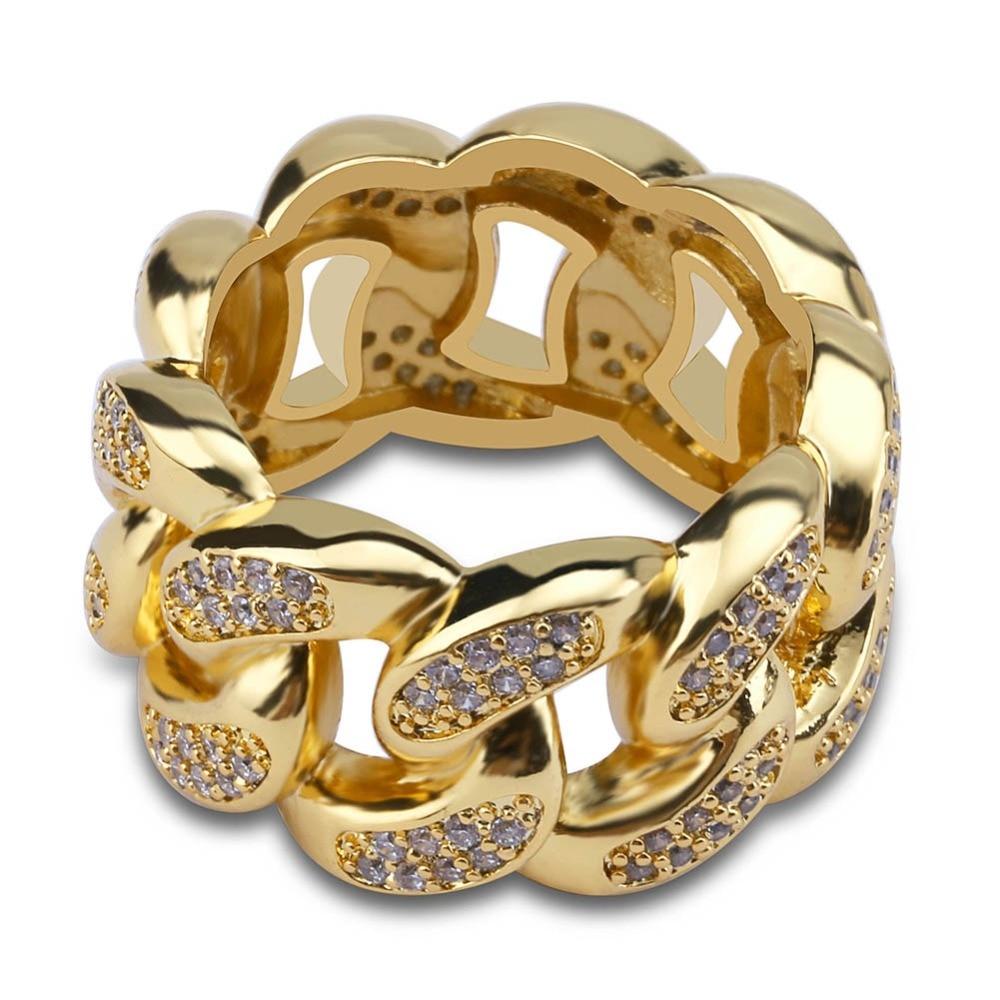 13mm Cuban Ring 14K - ICECI