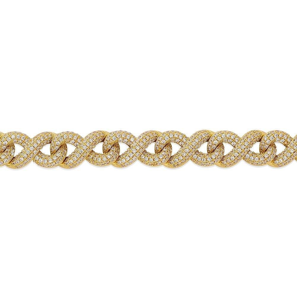 13mm Infinity Bracelet 14K - ICECI