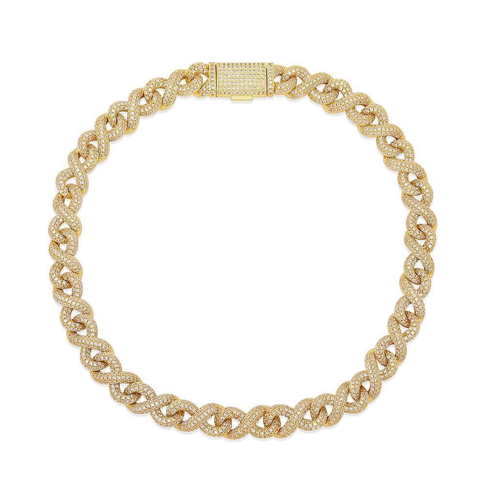 13mm Infinity Chain 14K - ICECI