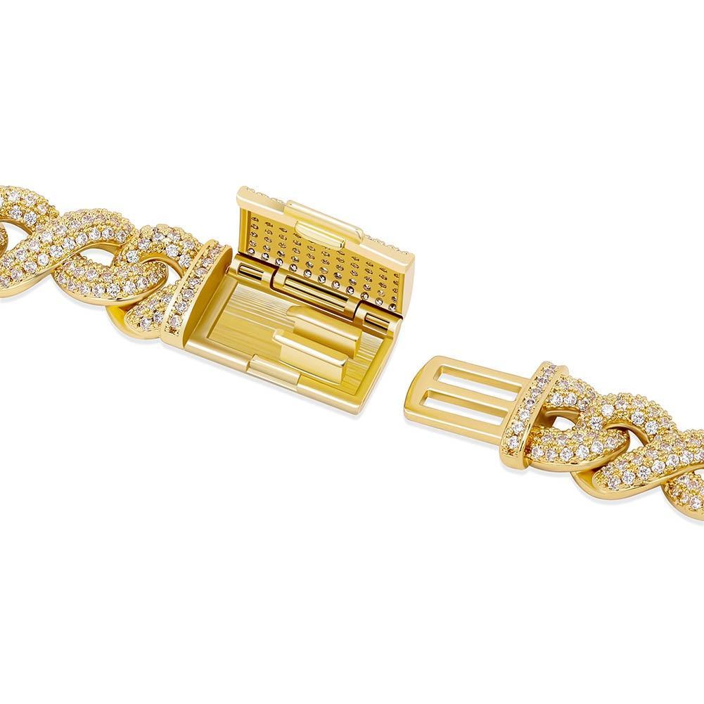 13mm Infinity Chain 14K - ICECI