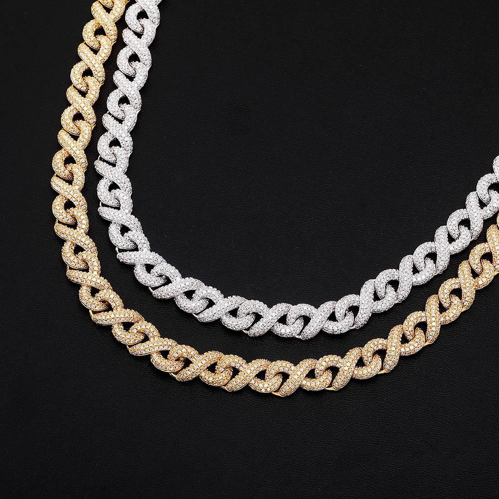 13mm Infinity Chain 14K - ICECI