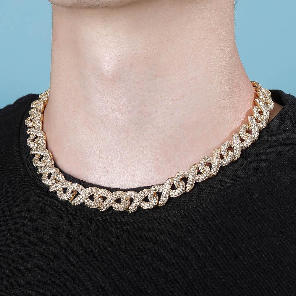 13mm Infinity Chain 14K - ICECI