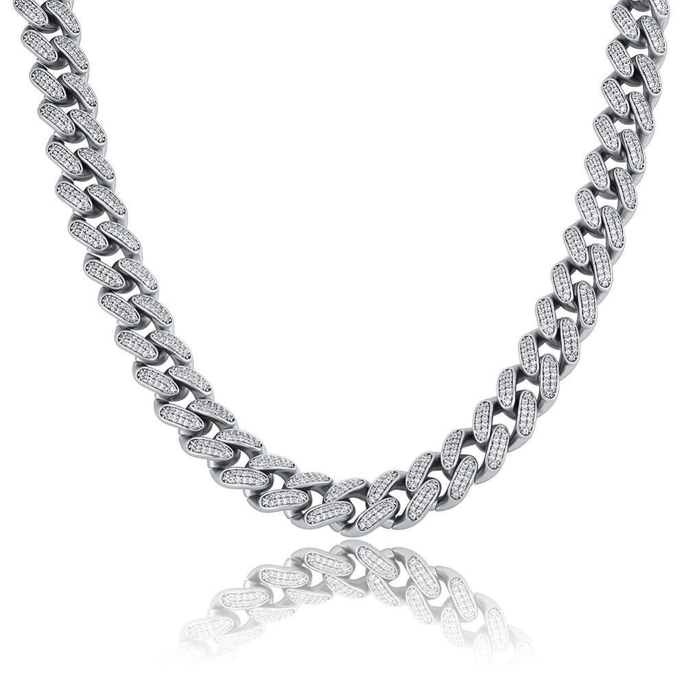 14mm Iced Cuban Link Chain 14K - ICECI
