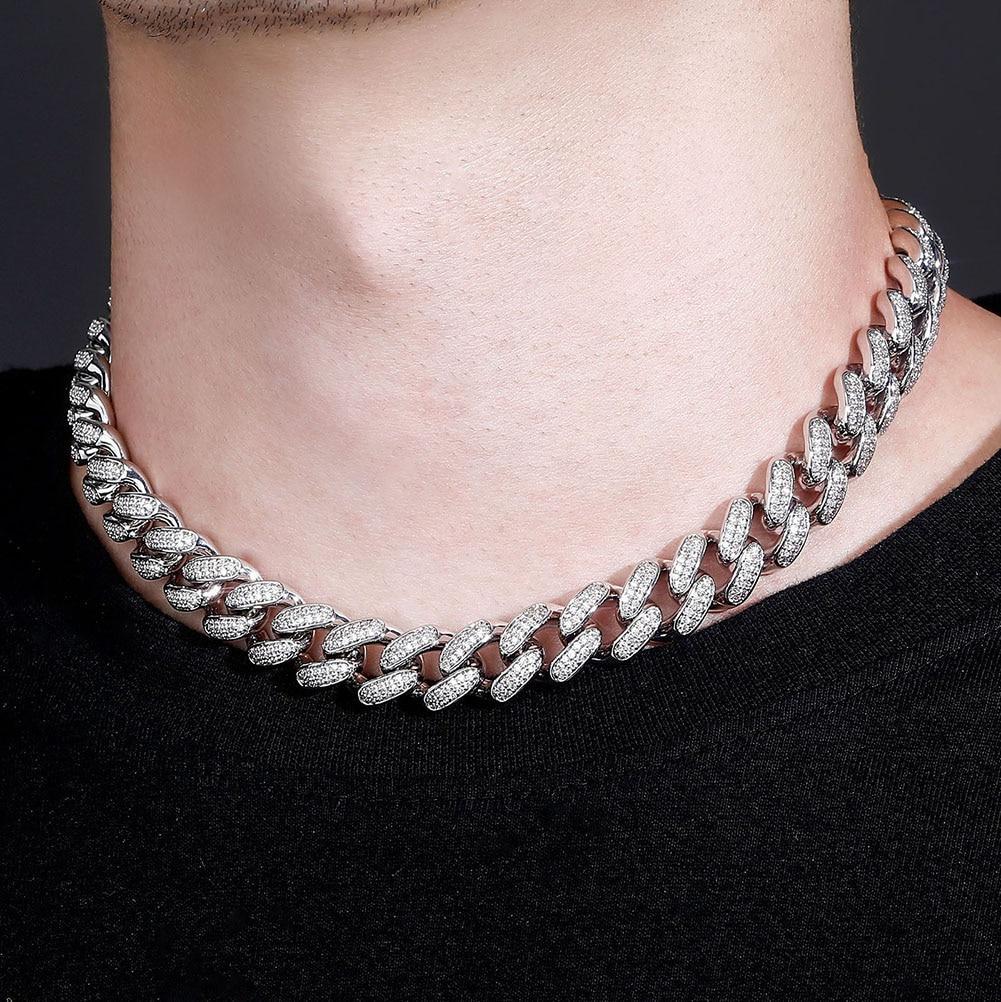 14mm Iced Cuban Link Chain 14K - ICECI