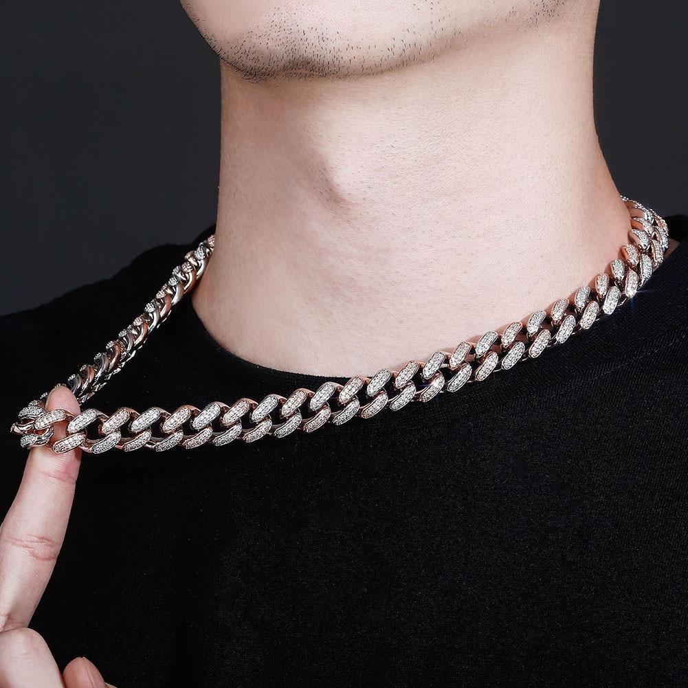 14mm Iced Cuban Link Chain 14K - ICECI