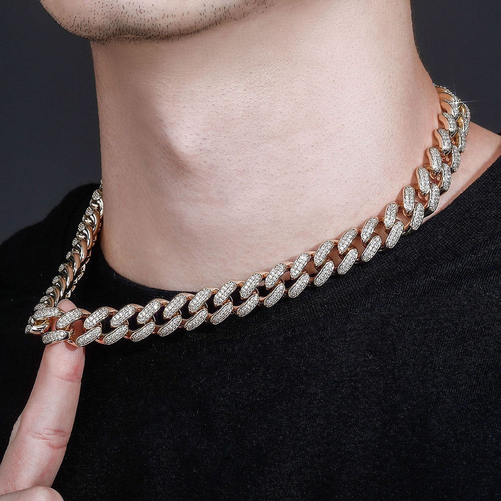 14mm Iced Cuban Link Chain 14K - ICECI