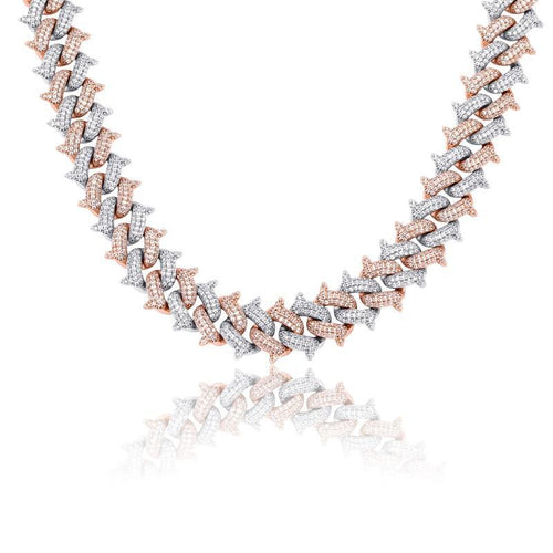 14mm Thorn Cuban Link Chain 18K - ICECI