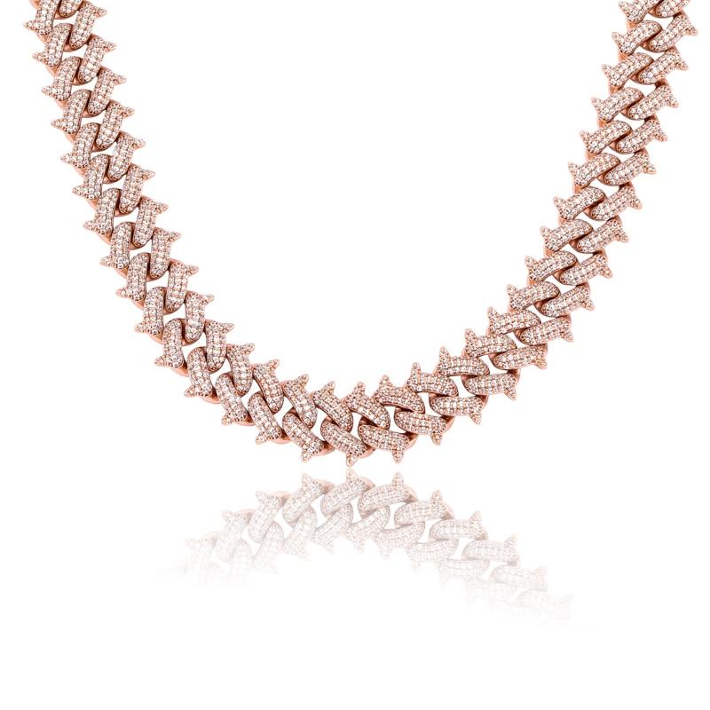 14mm Thorn Cuban Link Chain 18K - ICECI