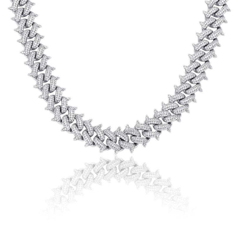 14mm Thorn Cuban Link Chain 18K - ICECI