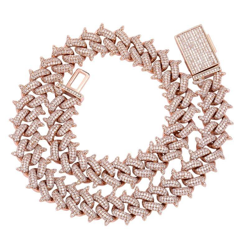 14mm Thorn Cuban Link Chain 18K - ICECI