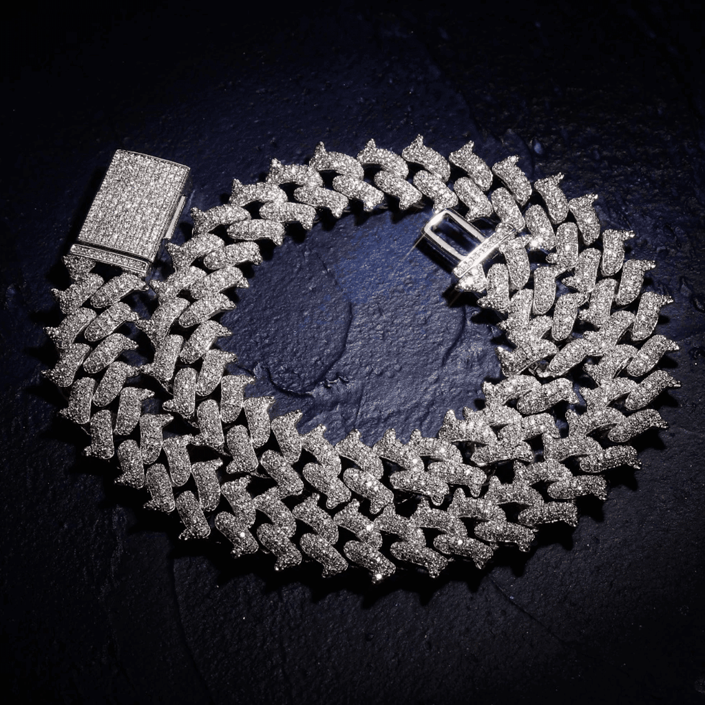 14mm Thorn Cuban Link Chain 18K - ICECI