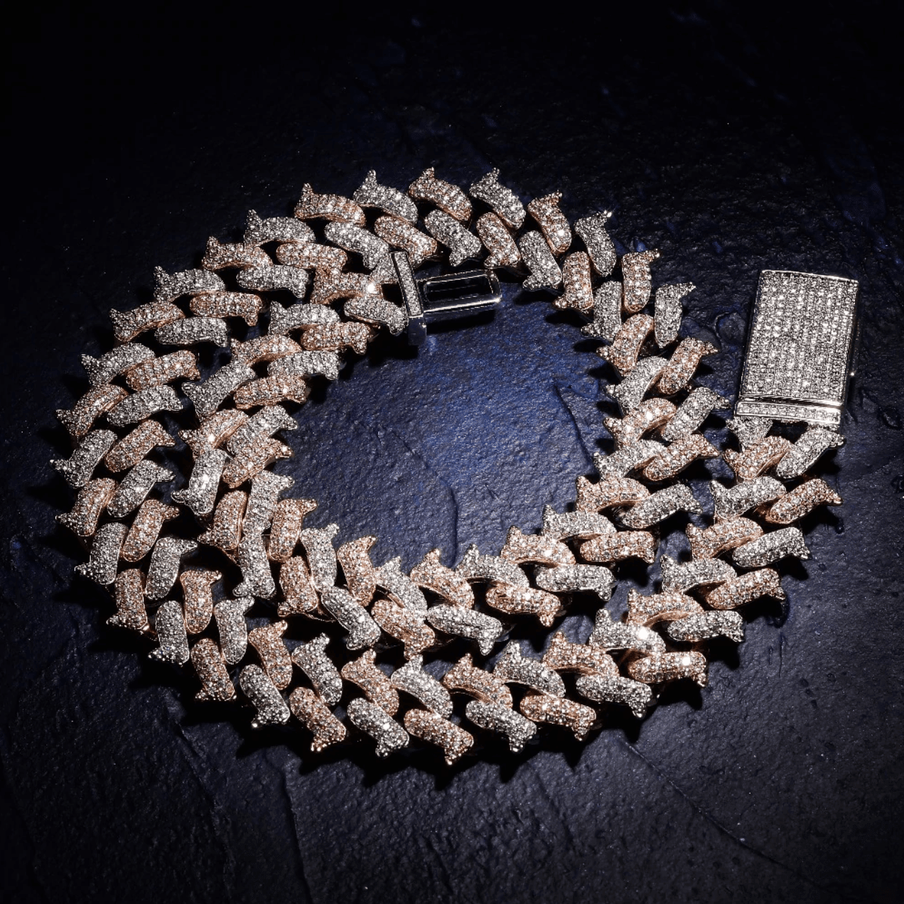 14mm Thorn Cuban Link Chain 18K - ICECI