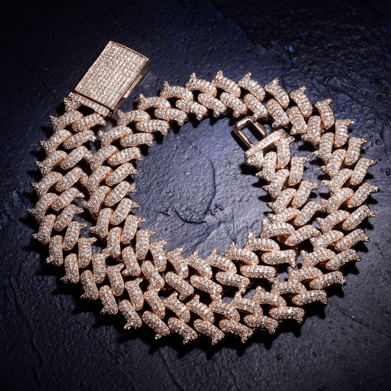 14mm Thorn Cuban Link Chain 18K - ICECI