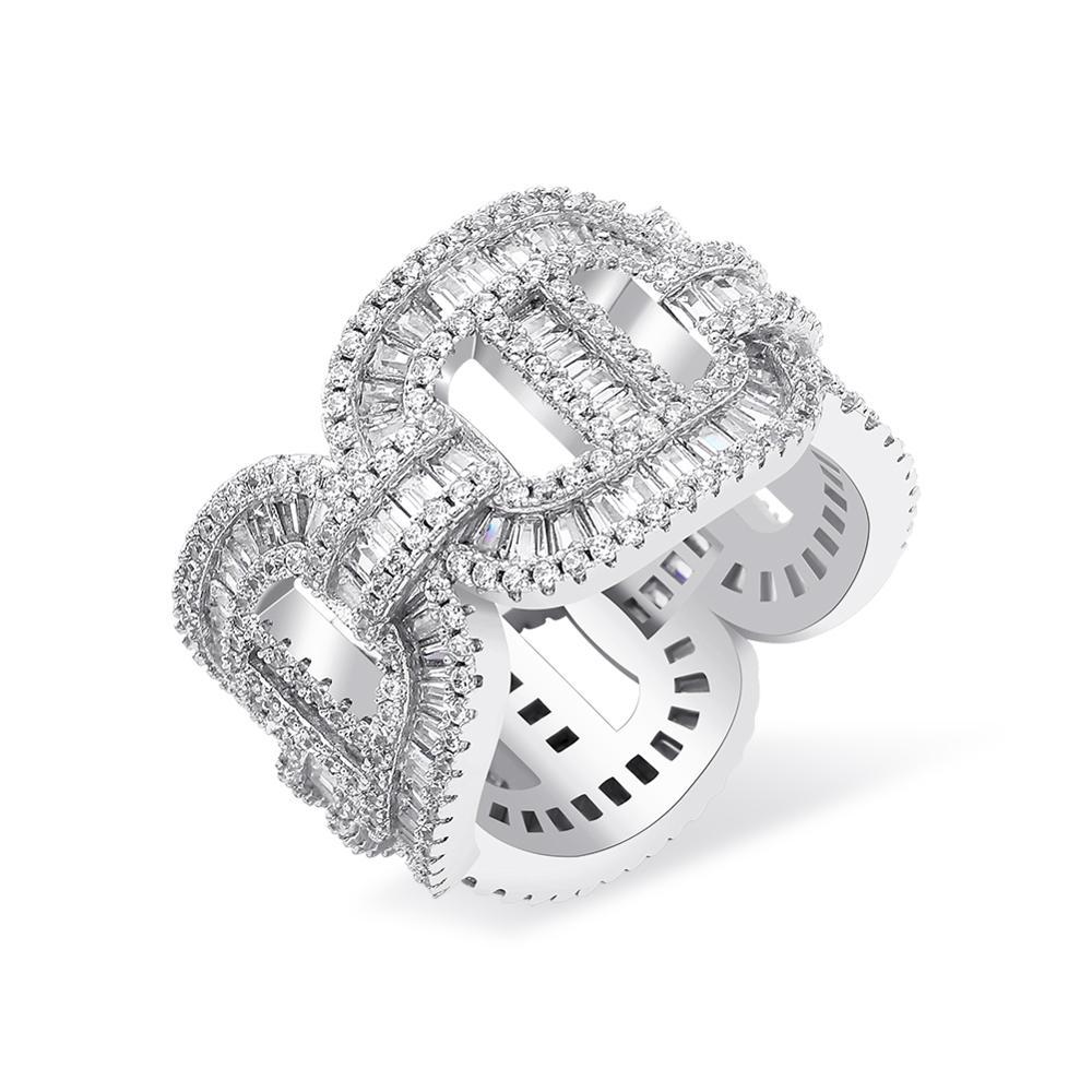 15mm Baguette Mariner Ring 14K - ICECI