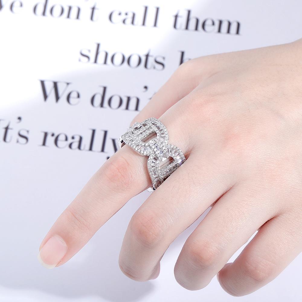 15mm Baguette Mariner Ring 14K - ICECI