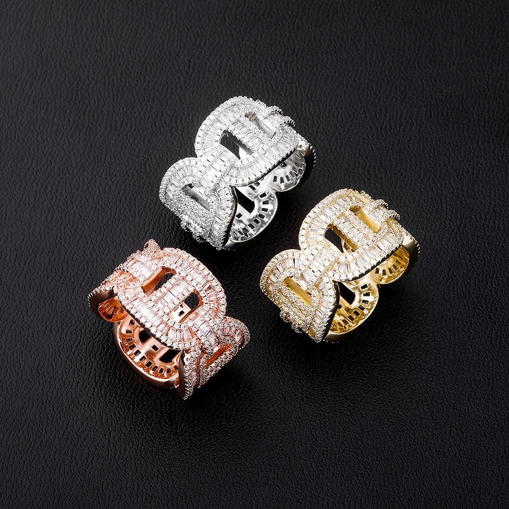 15mm Baguette Mariner Ring 14K - ICECI