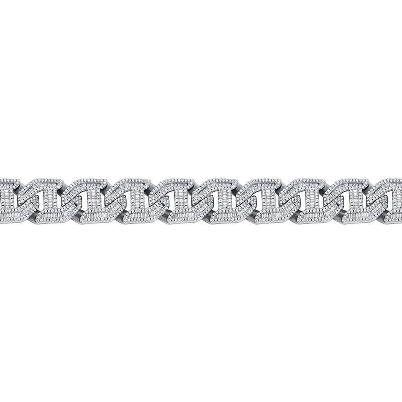 16mm Baguette Link Bracelet 14K - ICECI