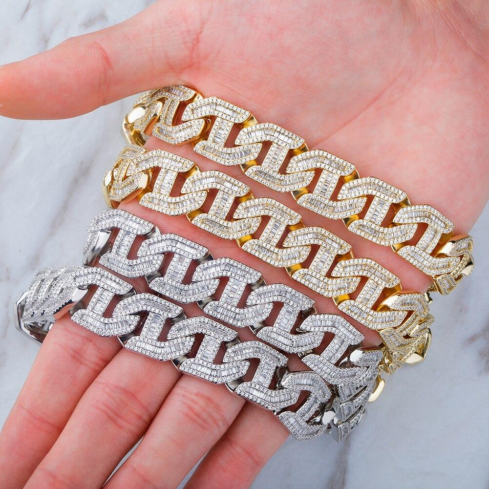 16mm Baguette Link Chain 14K - ICECI
