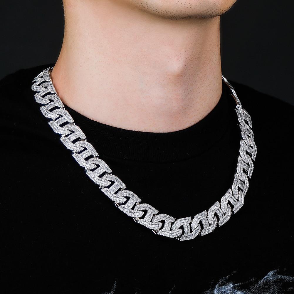 16mm Baguette Link Chain 14K - ICECI