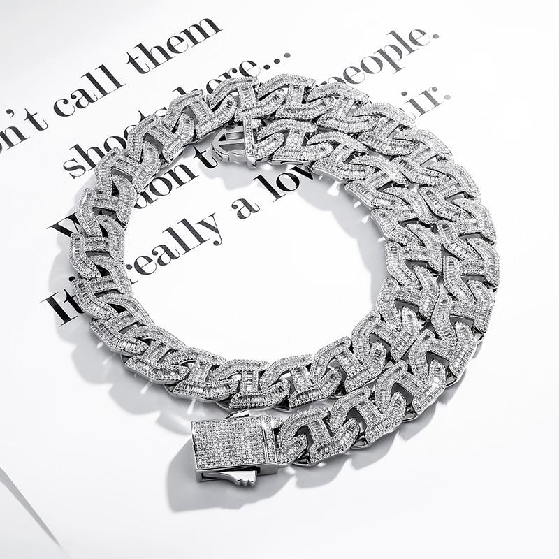 16mm Baguette Link Chain 14K - ICECI