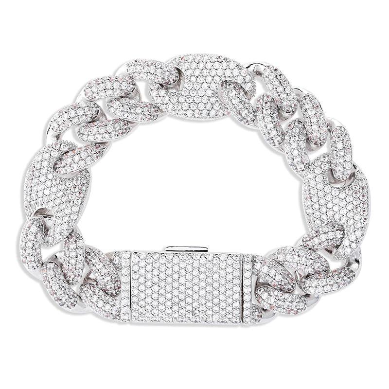 16mm Cuban G - link Bracelet 18K - ICECI