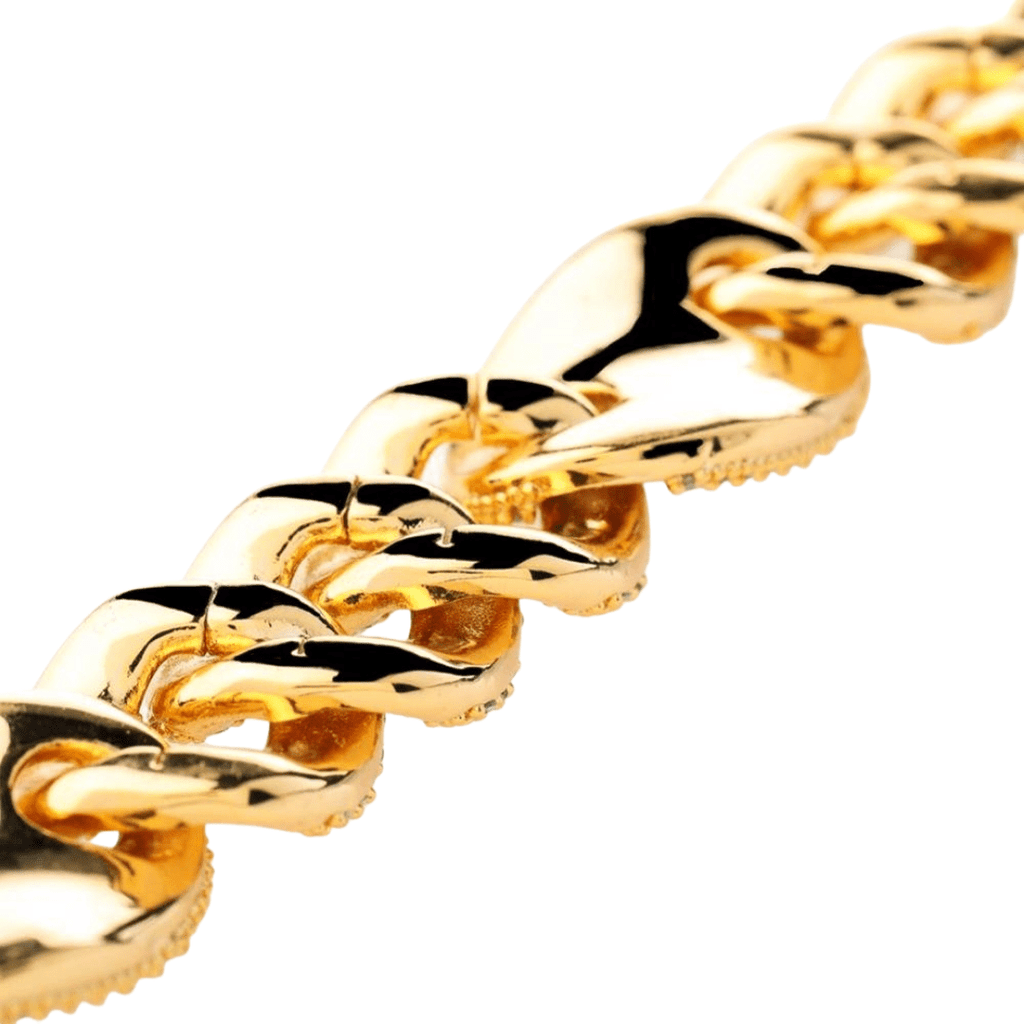 16mm Cuban G - link Chain 18K - ICECI