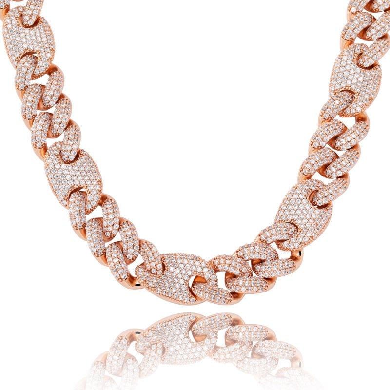 16mm Cuban G - link Chain 18K - ICECI