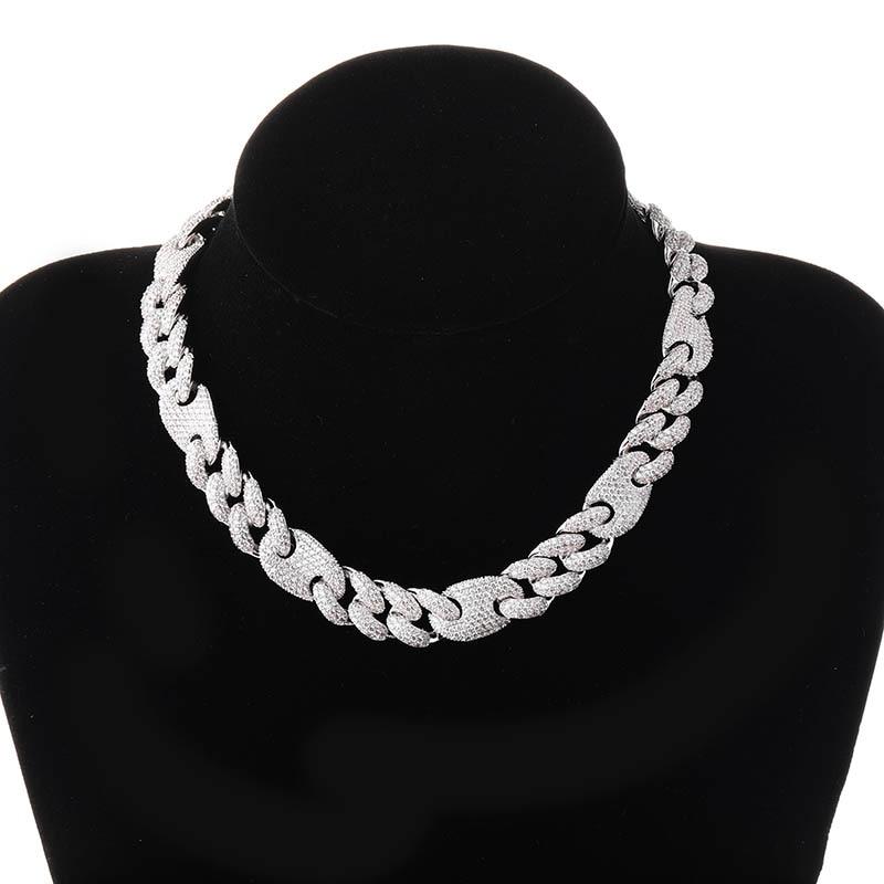 16mm Cuban G - link Chain 18K - ICECI