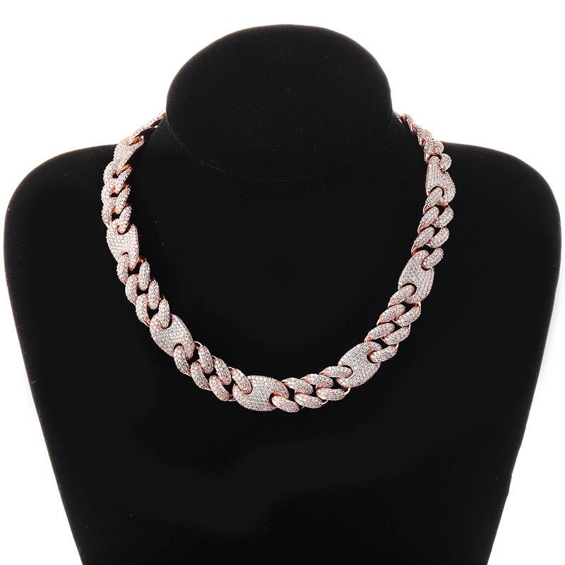 16mm Cuban G - link Chain 18K - ICECI