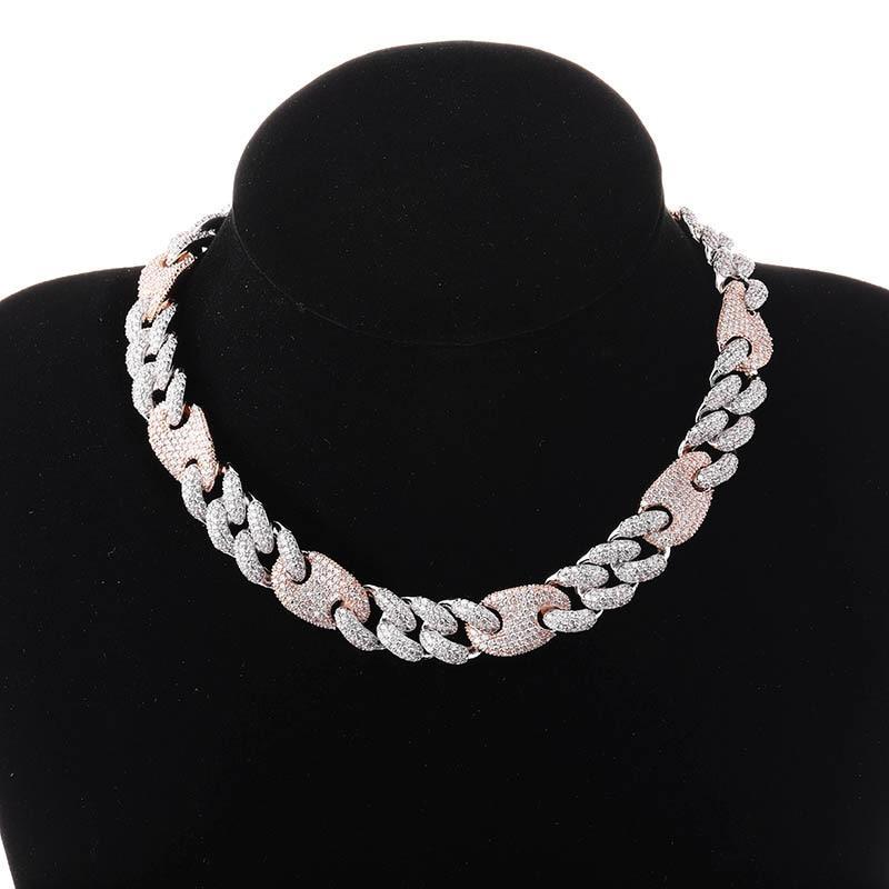 16mm Cuban G - link Chain 18K - ICECI