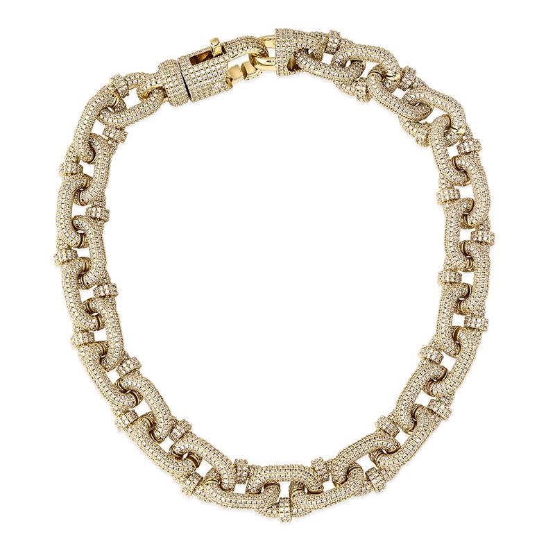 17mm Carabiner Clip Chain 14K - ICECI