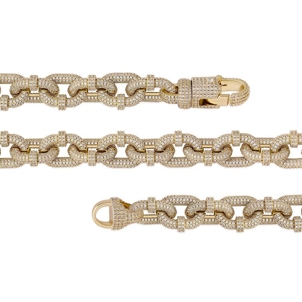 17mm Carabiner Clip Chain 14K - ICECI