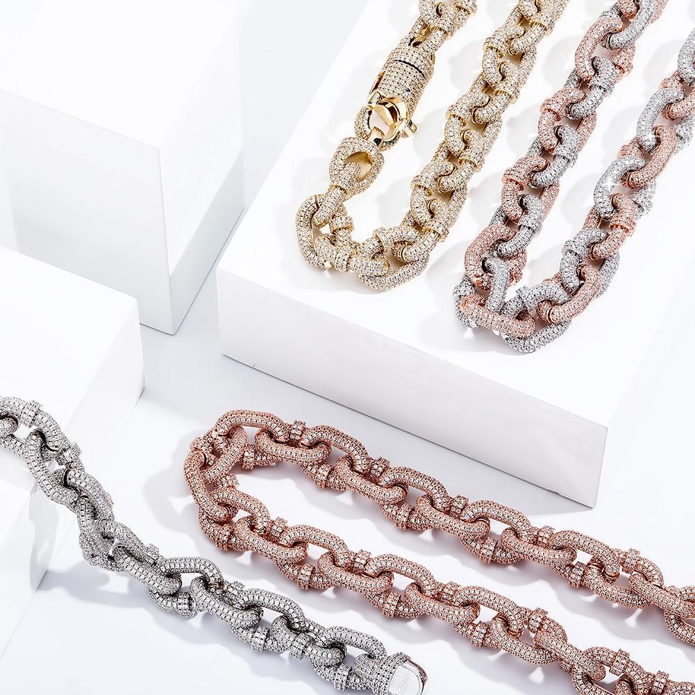 17mm Carabiner Clip Chain 14K - ICECI
