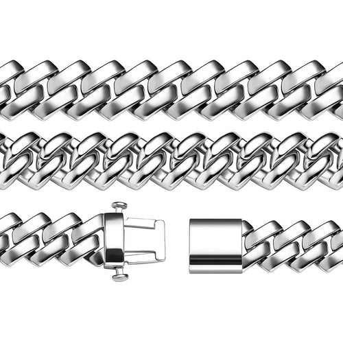 18mm Prong Link Bracelet 14K - ICECI