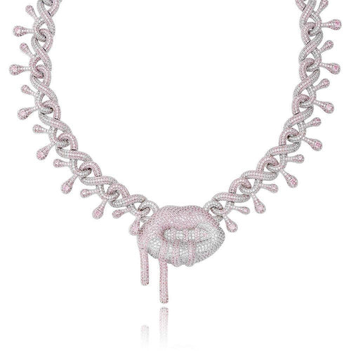 22mm Infinity Drip Lip Chain 14K - ICECI