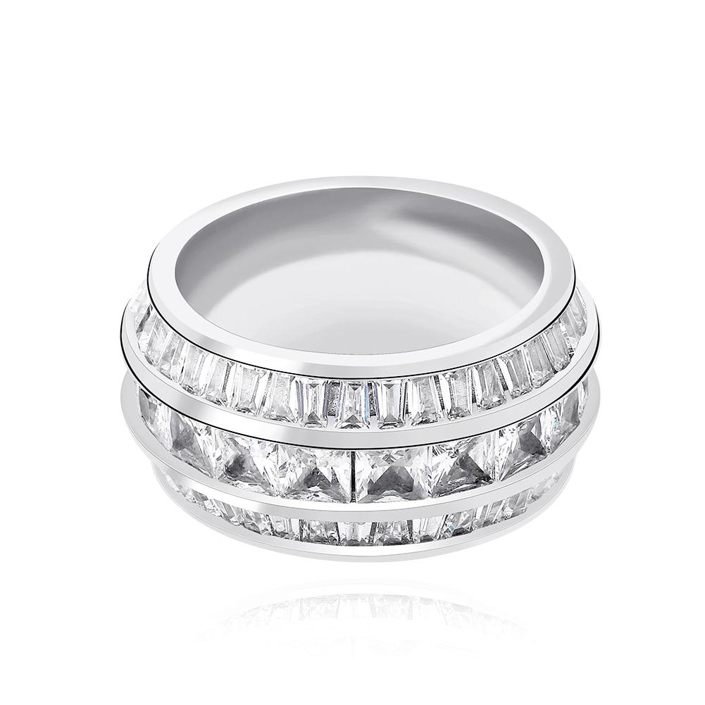 3 Row Baguette Ring 14K - ICECI