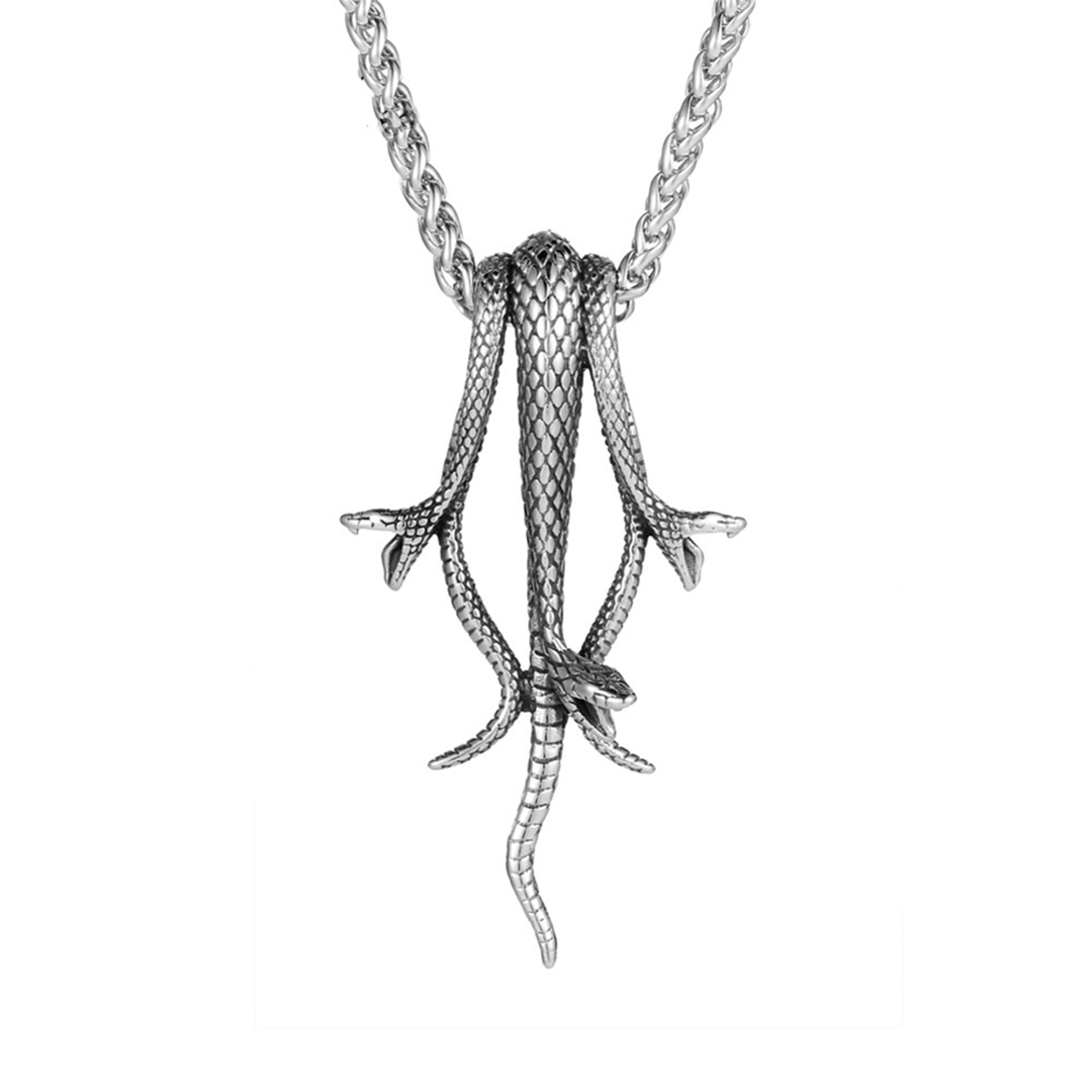 3 Snakes Pendant 18K - ICECI
